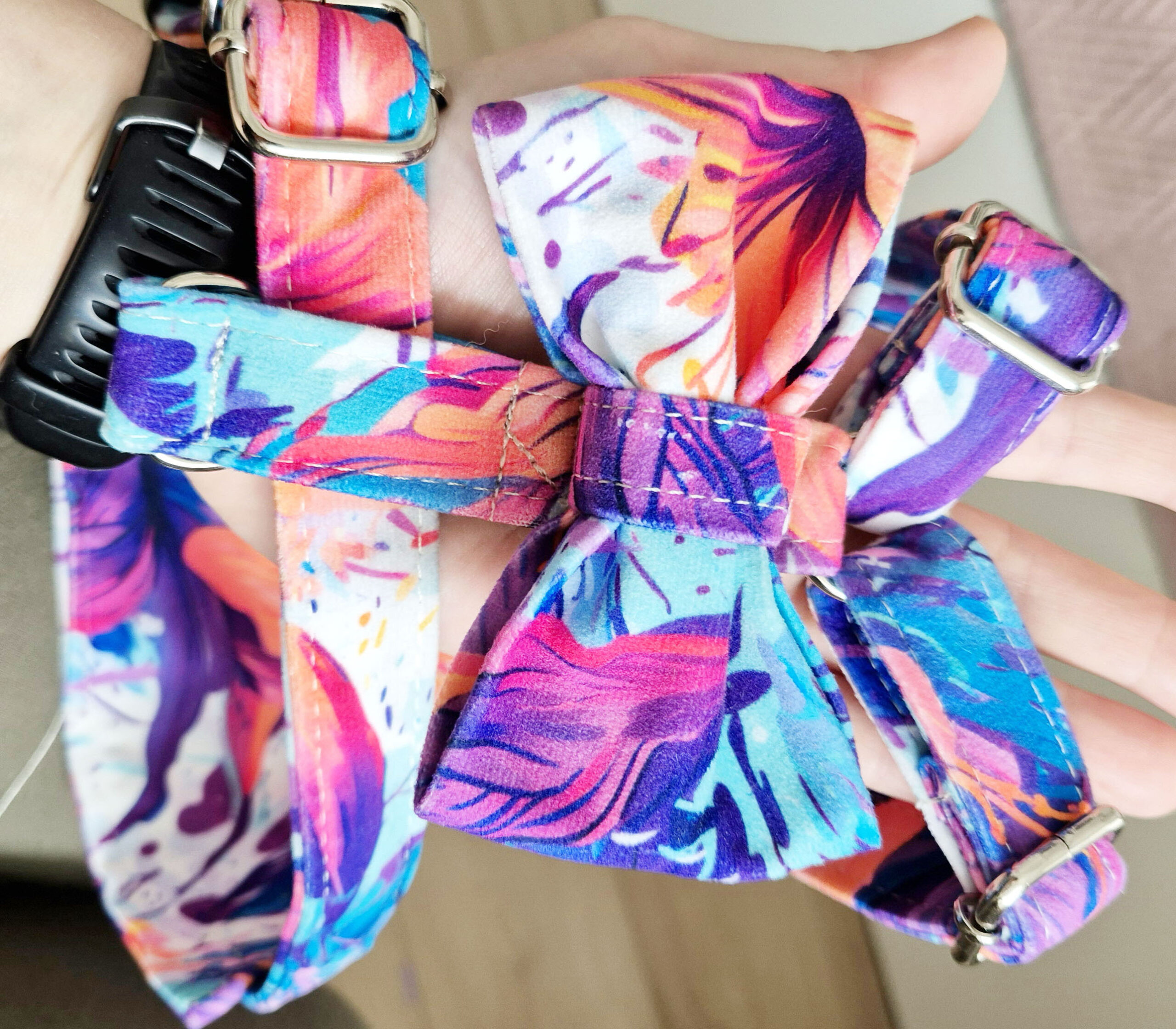 szelki-dla-psa-z-kokarda