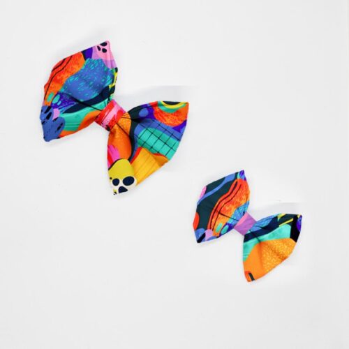 kokardy abstr kolorowe kwiaty