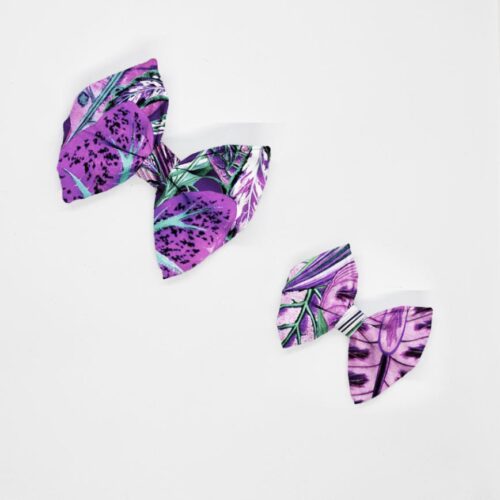 kokardy fioletowe liscie