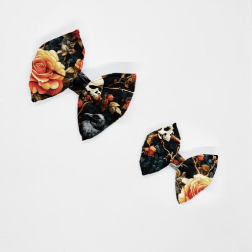 kokardy halloween czachy i kruki