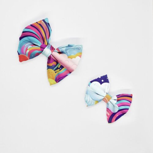 kokardy kolorowe niebo