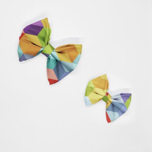 kokardy kolorowe szesciany