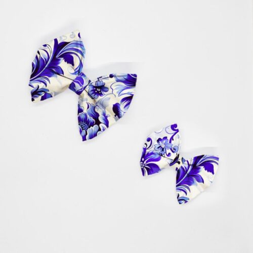 kokardy kwiaty w stylu fajans