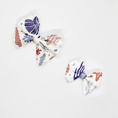 kokardy morskie dno na jasnym tle