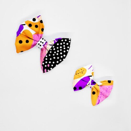 kokardy pomaranczowo fiolet mozaika