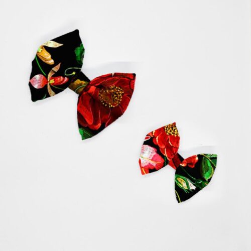 kokardy roze imit haftu