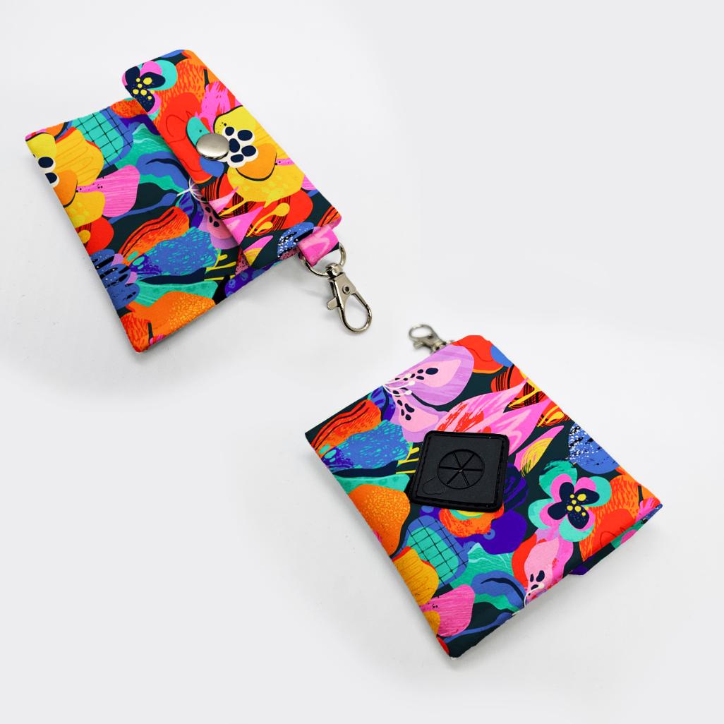 kupownik abstrakcja kolorowe kwiaty