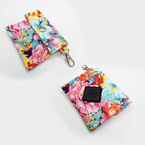 kupownik różowo turkusowe piwonie