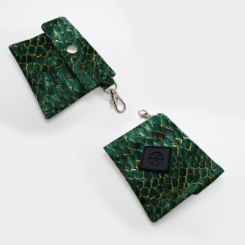 kupownik zielono złota skóra węża