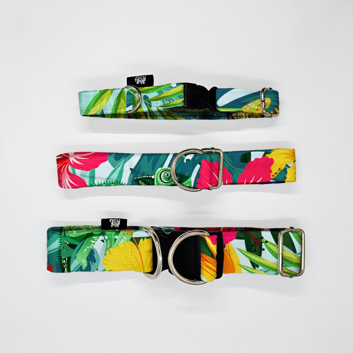 obroze s m l kamaleony w kwaiatach