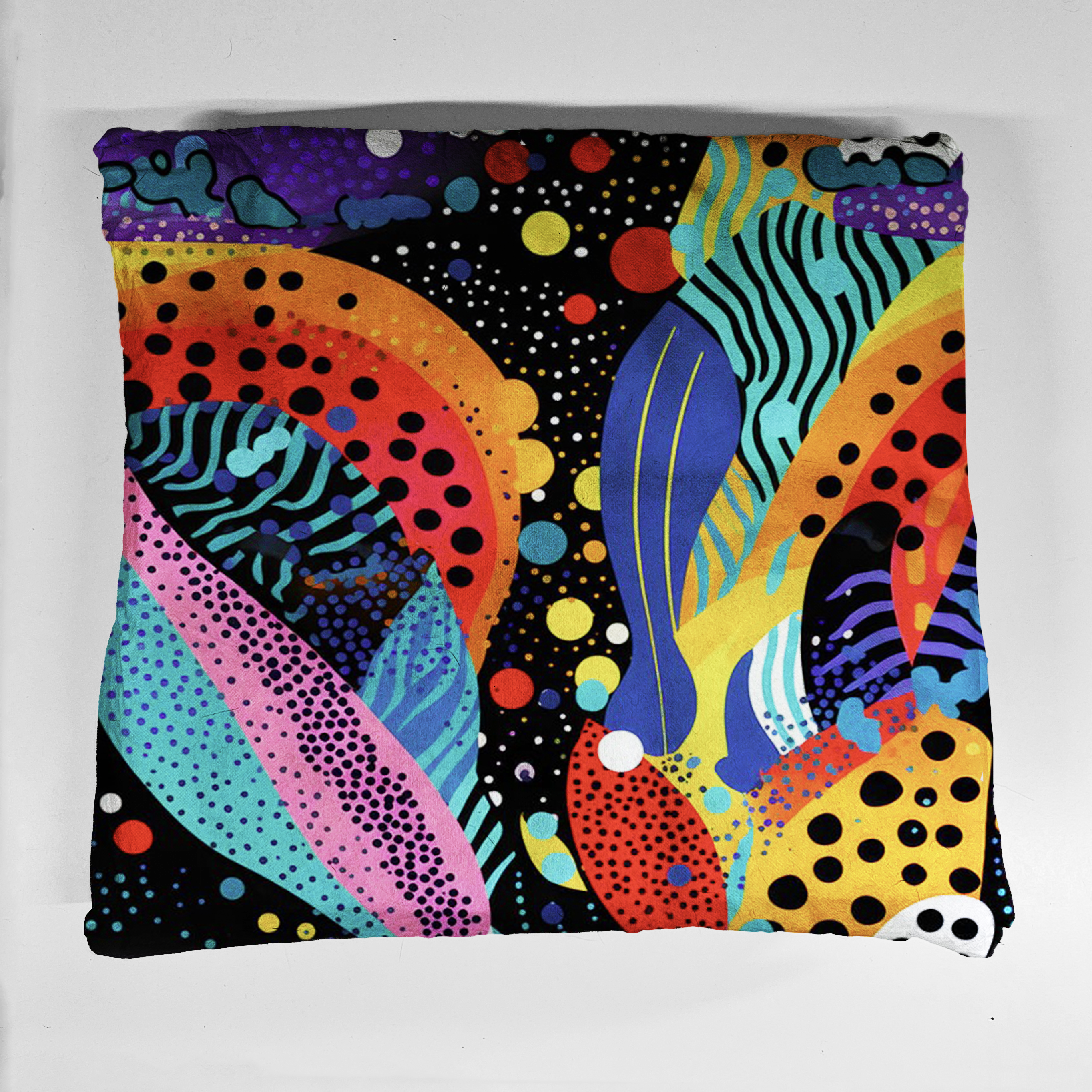 poduszka abstr kropki