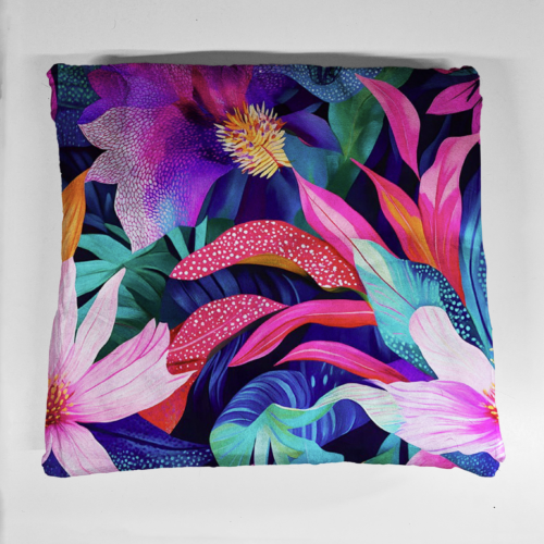 poduszka fantazyjne kwiaty