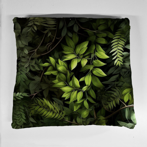 poduszka kamuflaż liście