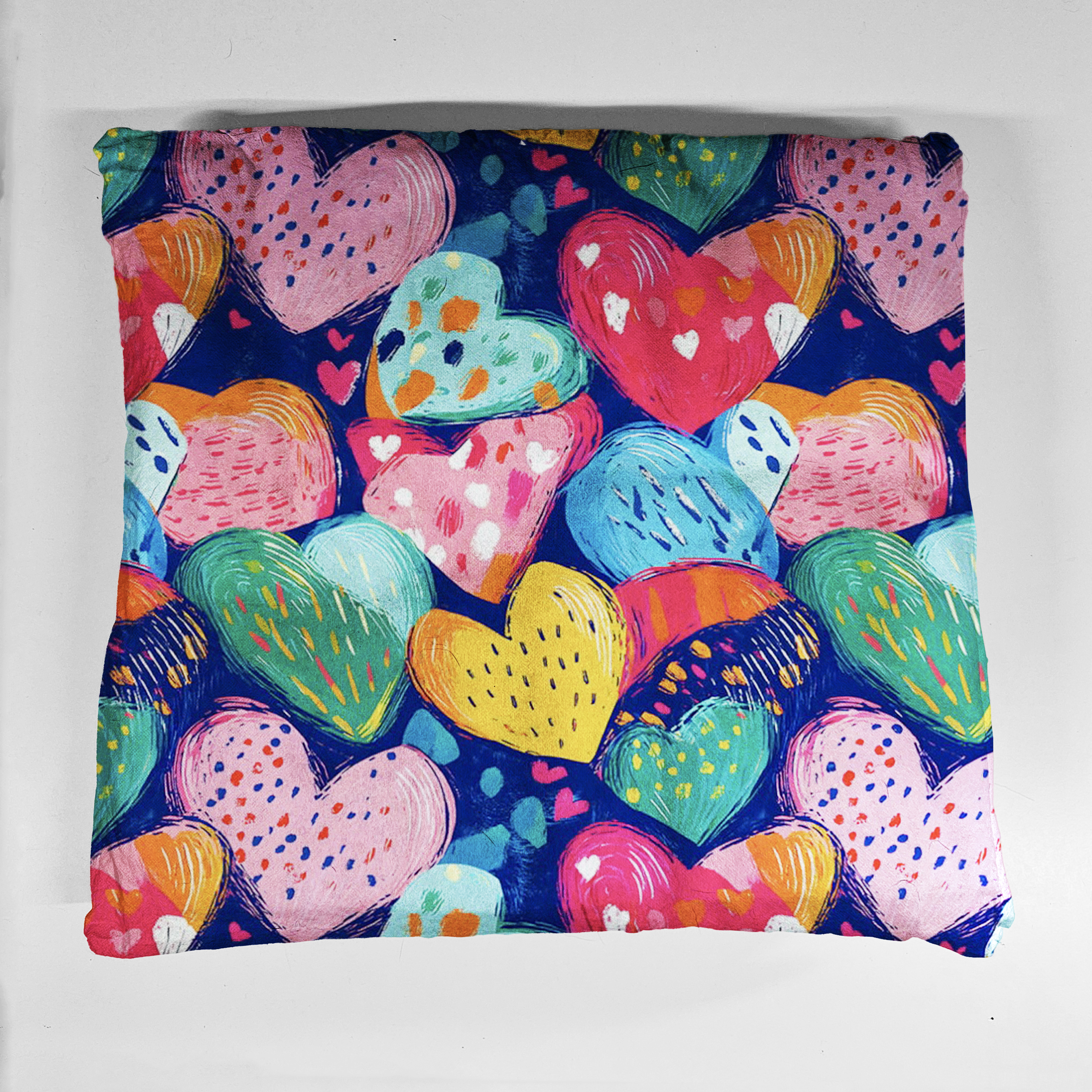 poduszka kolor serca