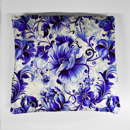 poduszka kwiaty fajans