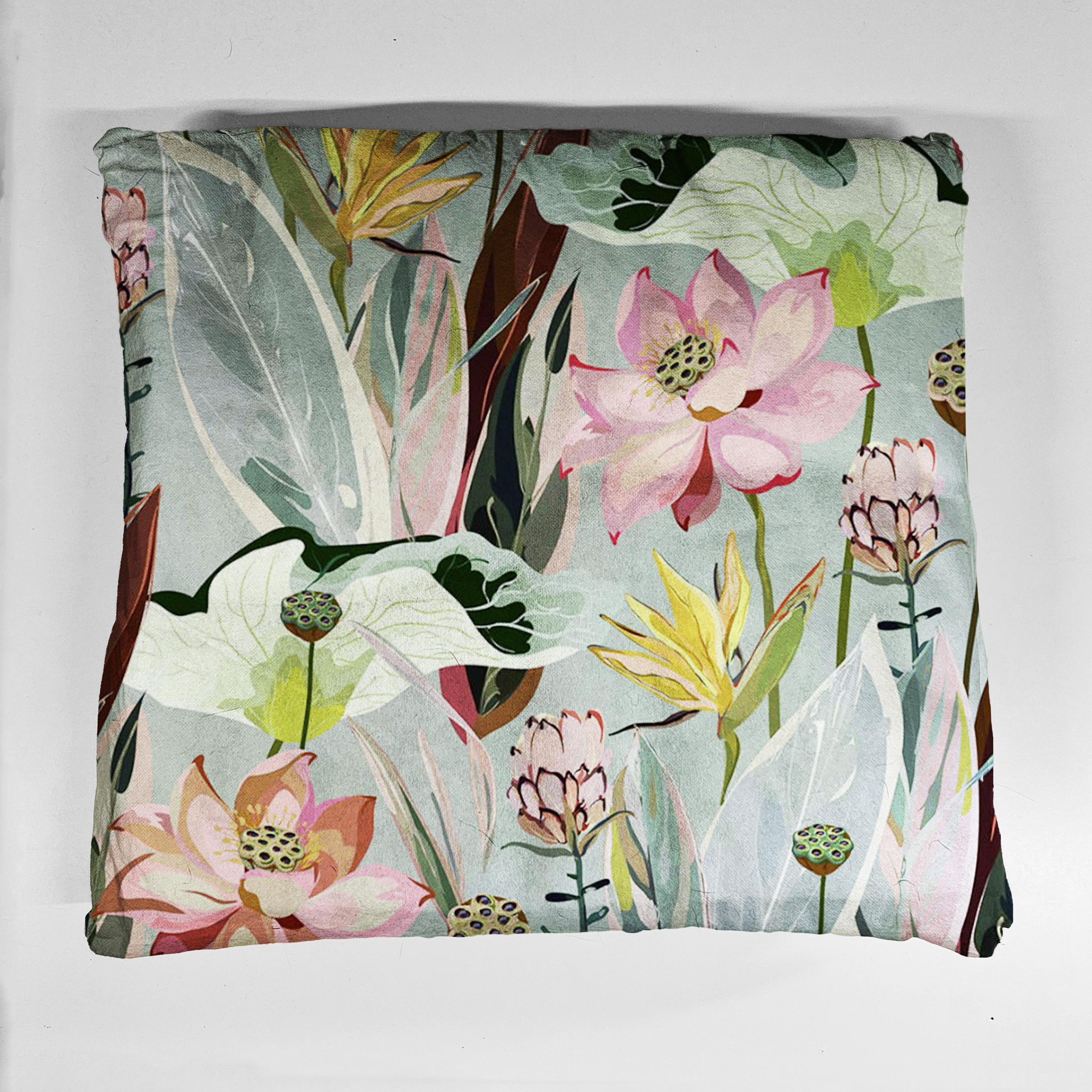 poduszka kwiaty lotosu