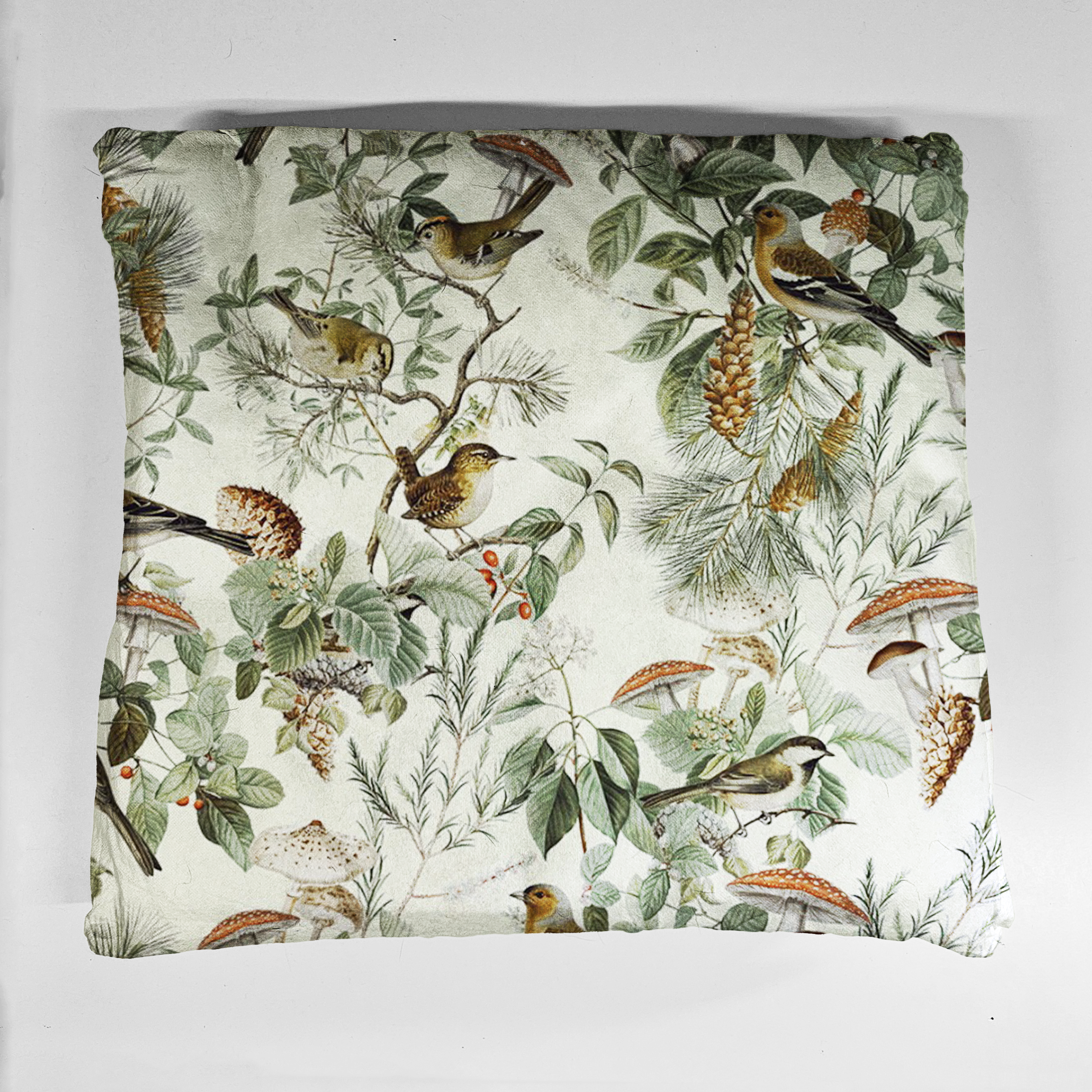 poduszka lesne ptaki
