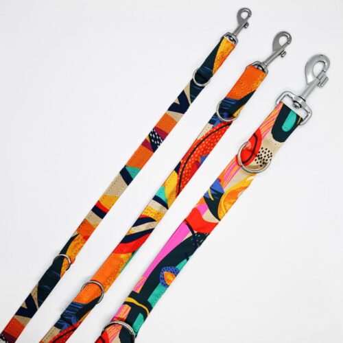 smycze ABSTR POM LISCIE