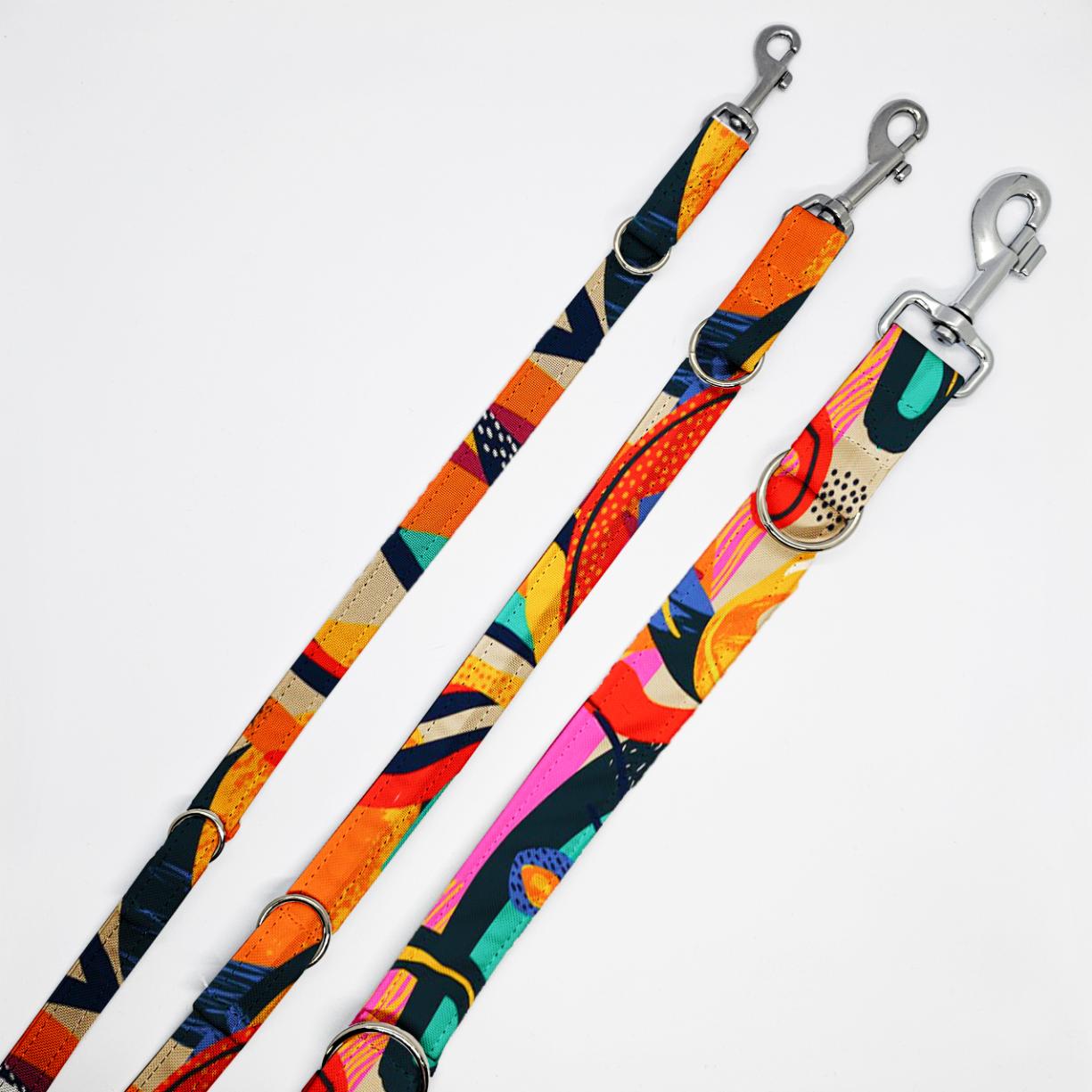 smycze ABSTR POM LISCIE