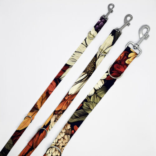 smycze jesienne kwiaty