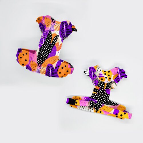 szelki bezuciskowe razen POM FIOLET MOZAIKA