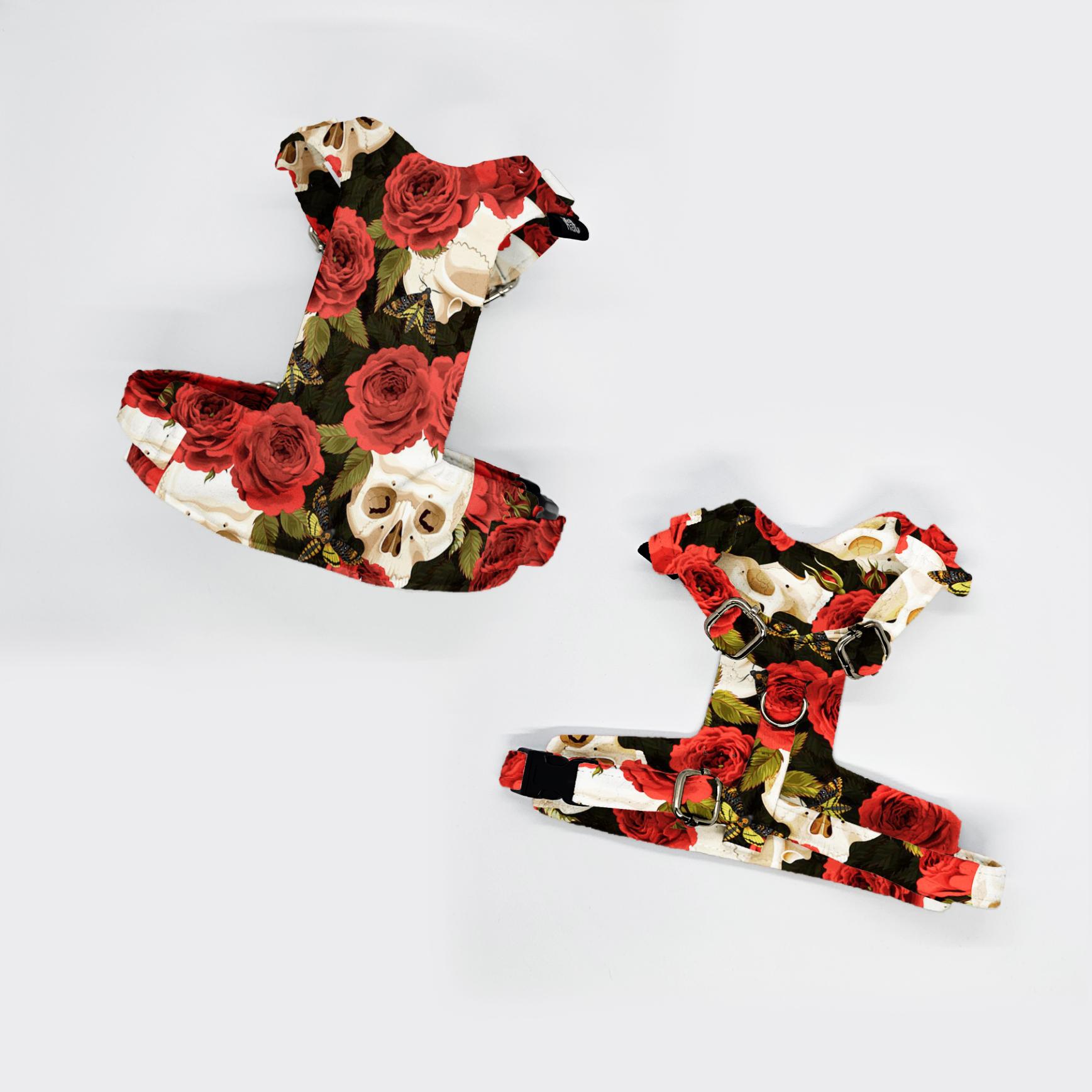 szelki bezuciskowe razen czaszki w rozach