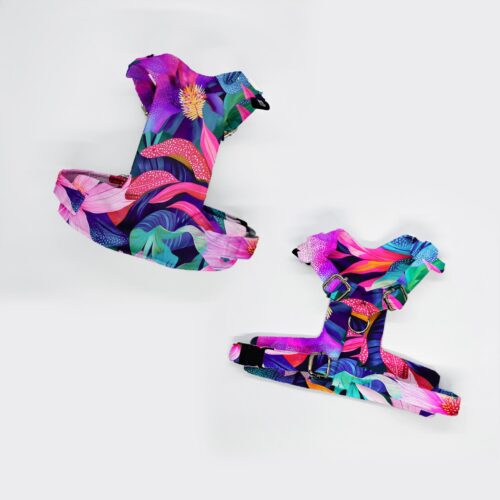 szelki bezuciskowe razen fantazyjne kwiaty