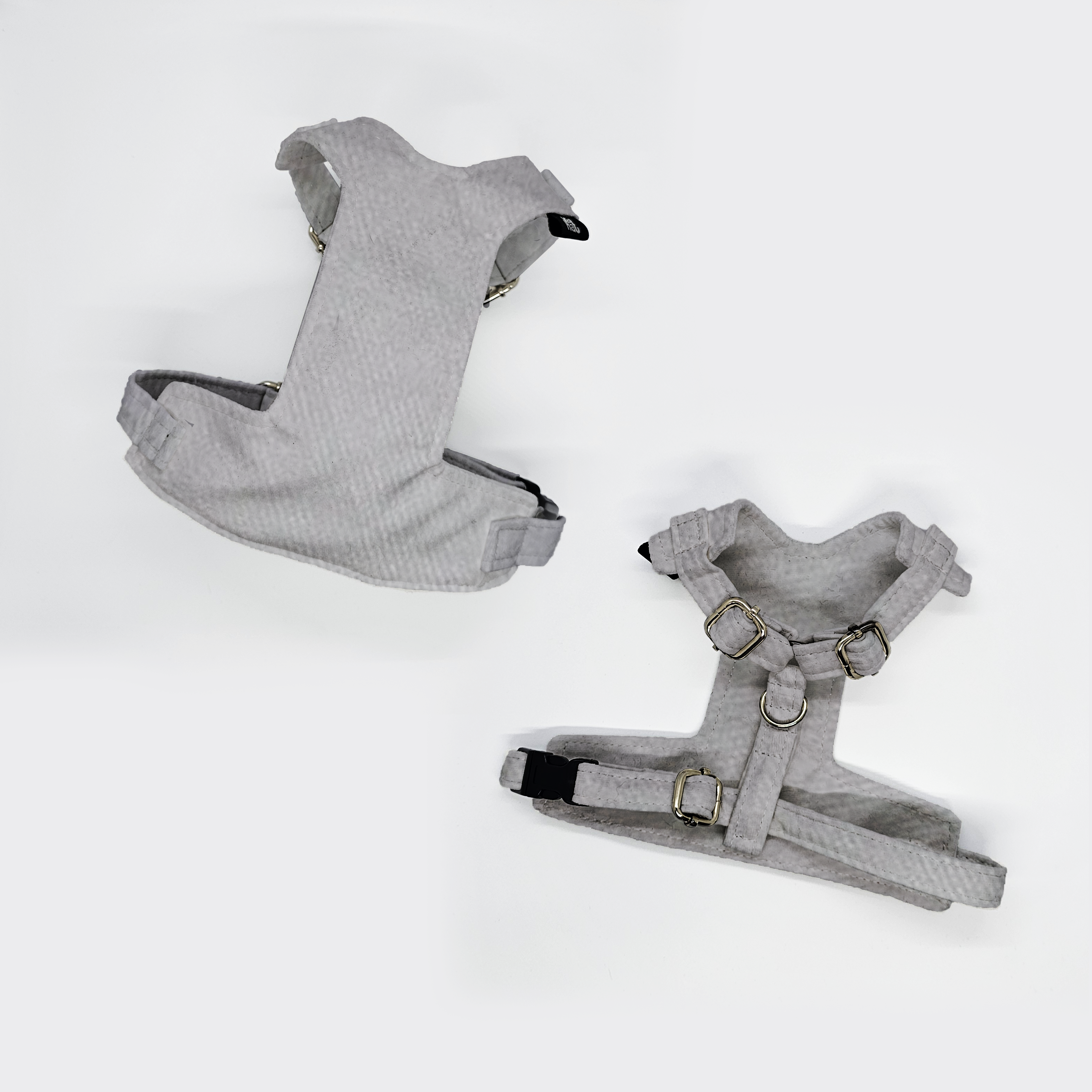 szelki bezuciskowe razen jasny szary