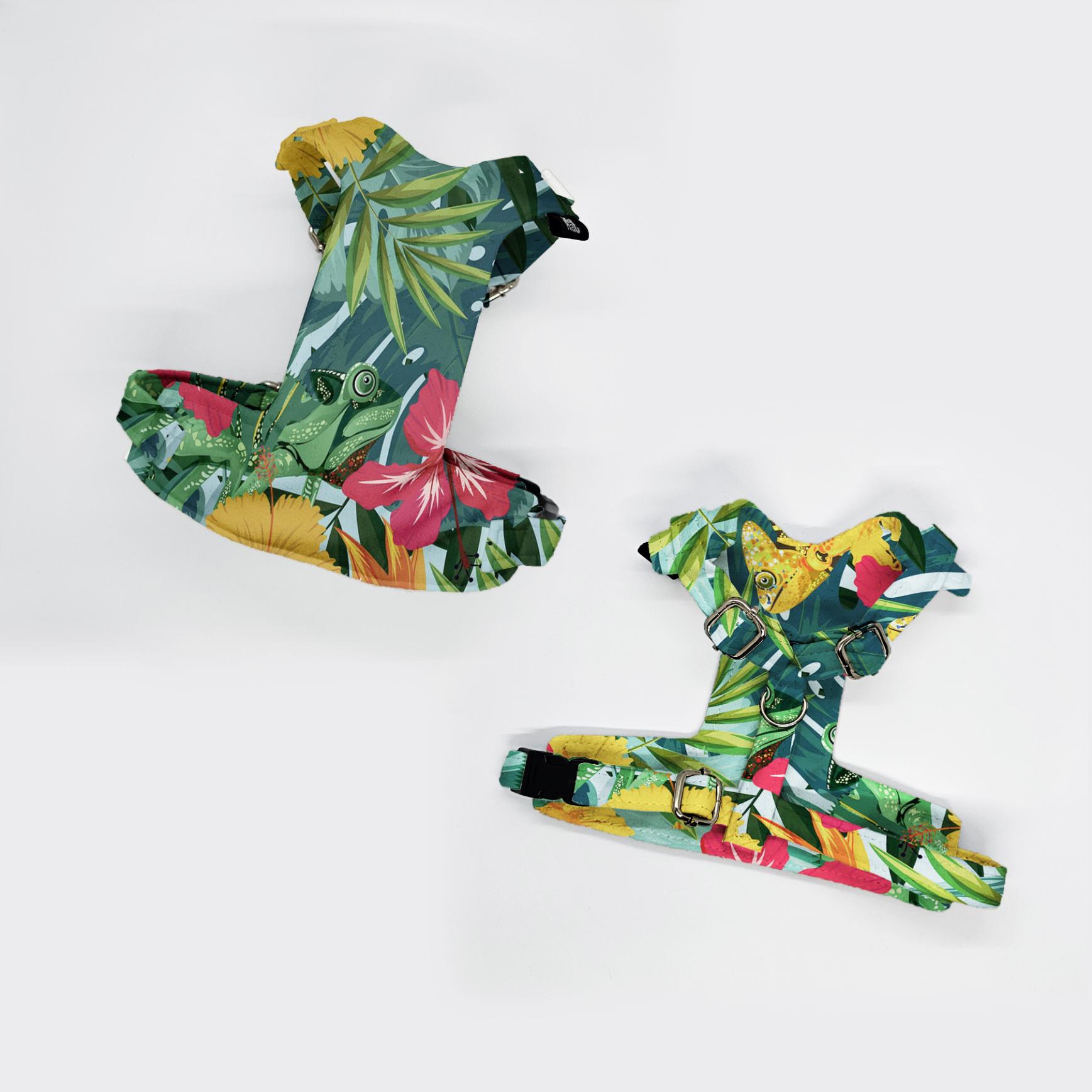 szelki bezuciskowe razen kamelouny w kwiatcha