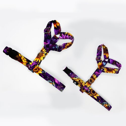 szelki klasyczne razem fiolet sloneczniki