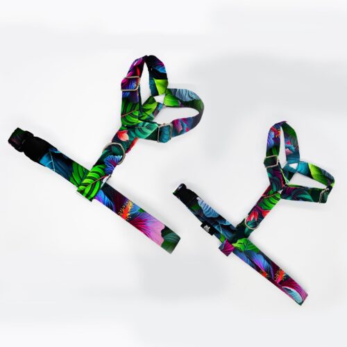 szelki klasyczne razem hibiskusy 1