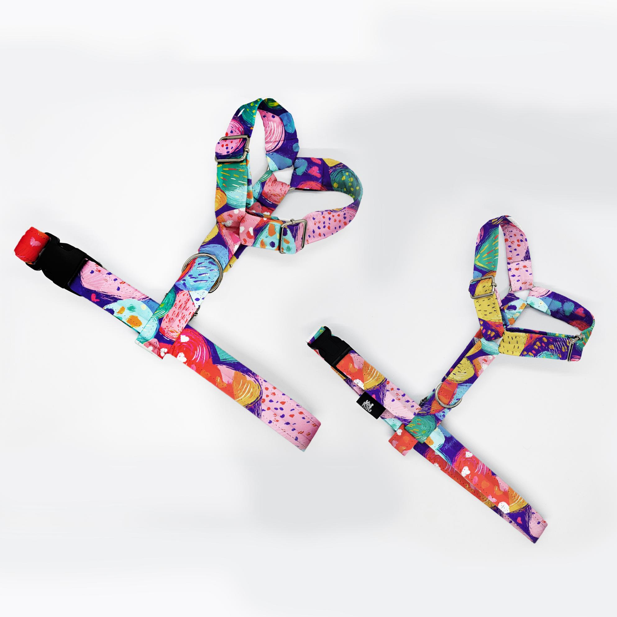 szelki klasyczne razem kolor serca