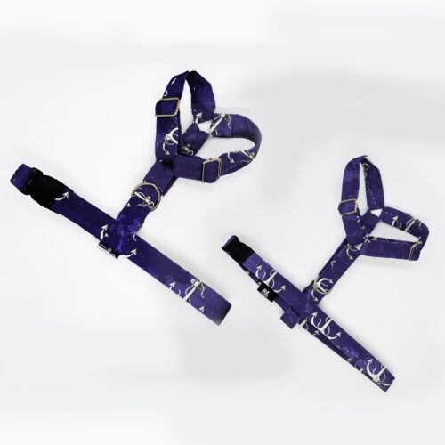 szelki klasyczne razem kotwice na granat 1