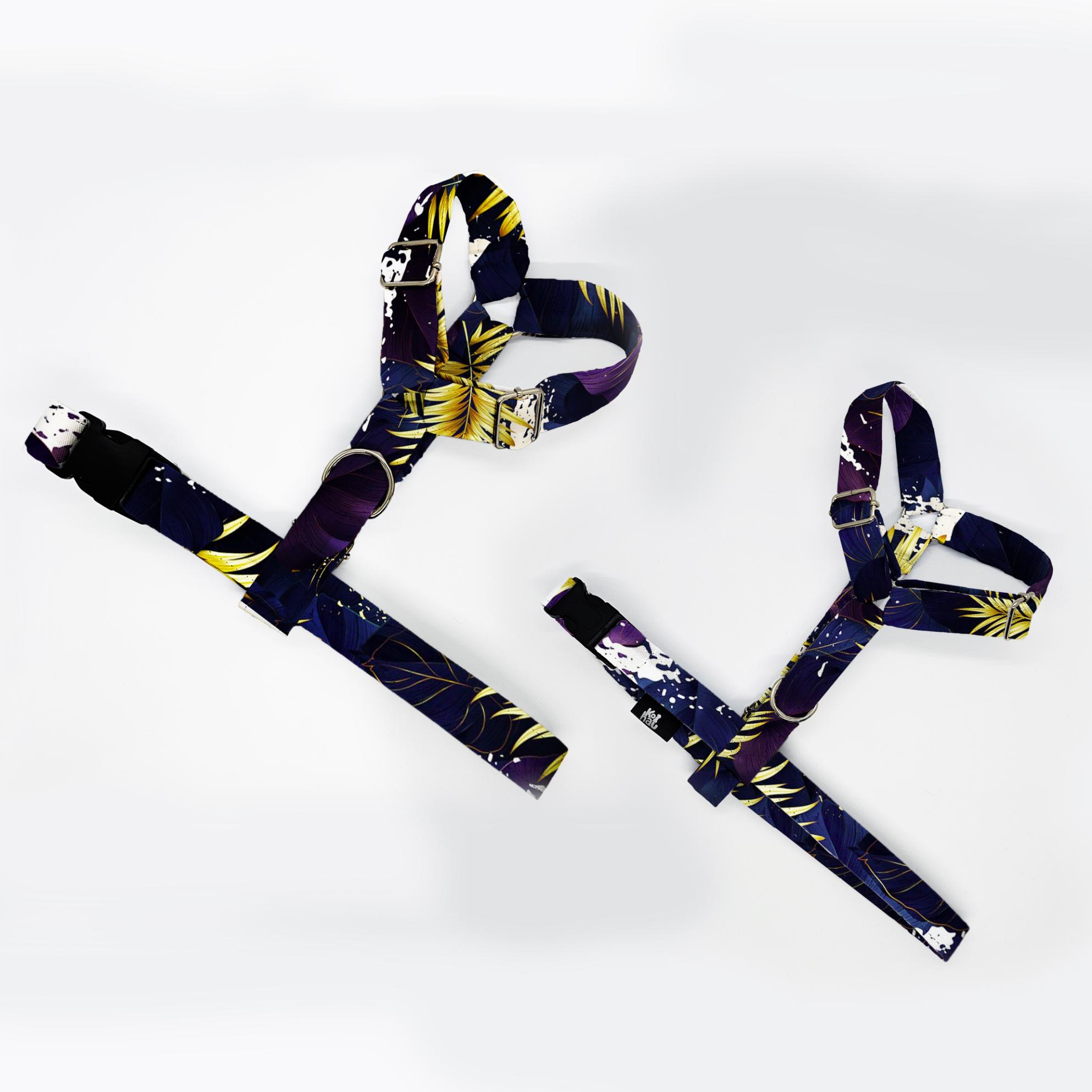 szelki klasyczne razem zlote liscie