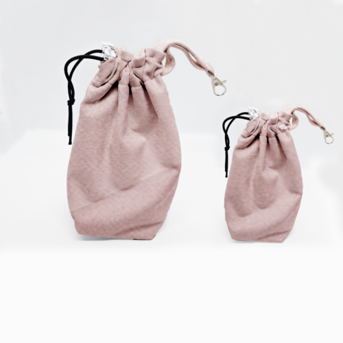 worki na smaczki jasny róż