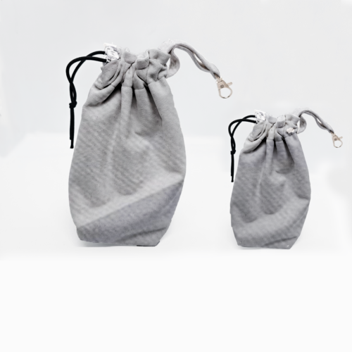 worki na smaczki jasny szary