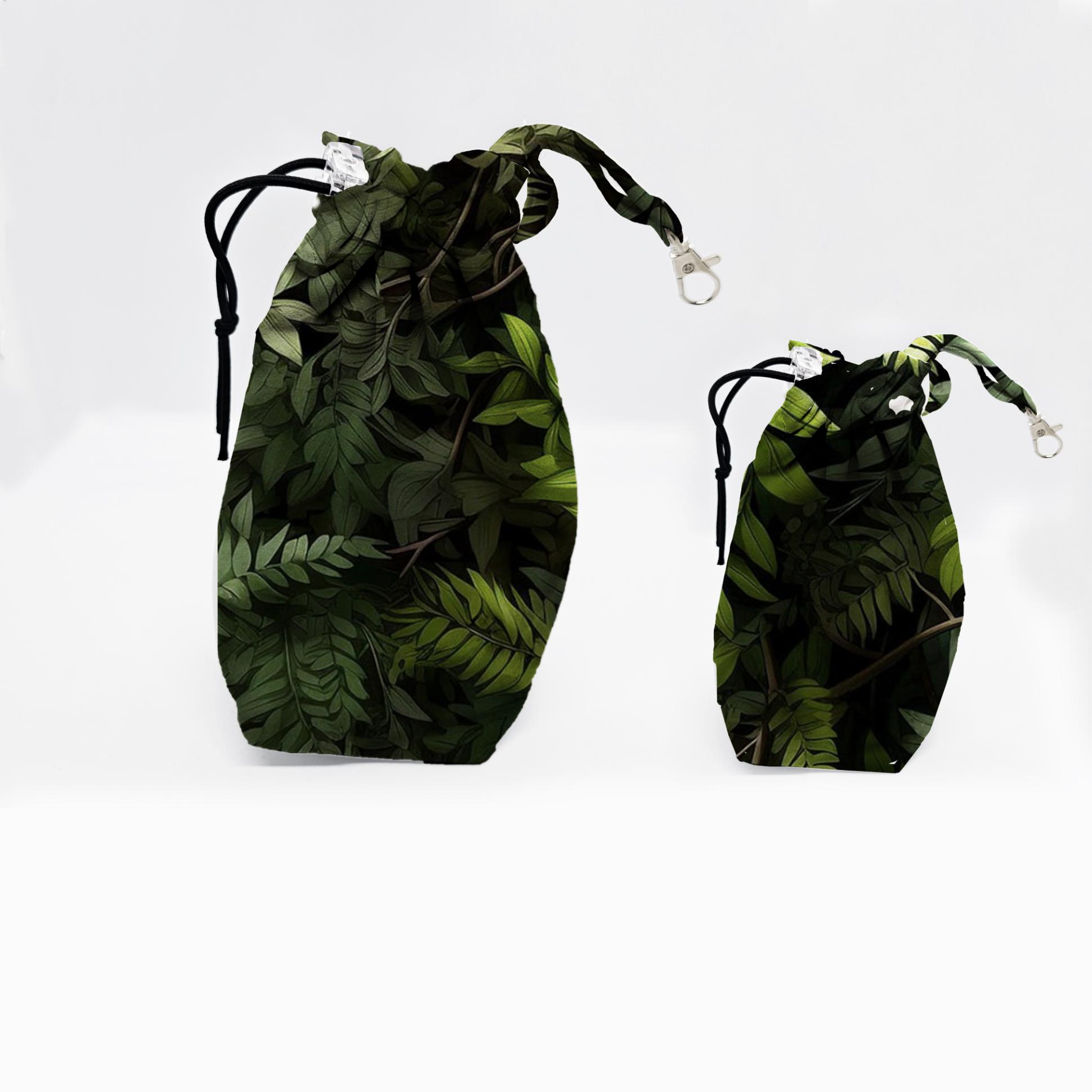 worki na smaczki kamuflaz liscie