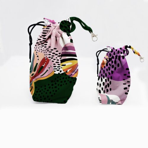 worki na smaczki kolor liscie monster