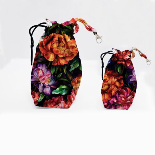 worki na smaczki kolor piwonie