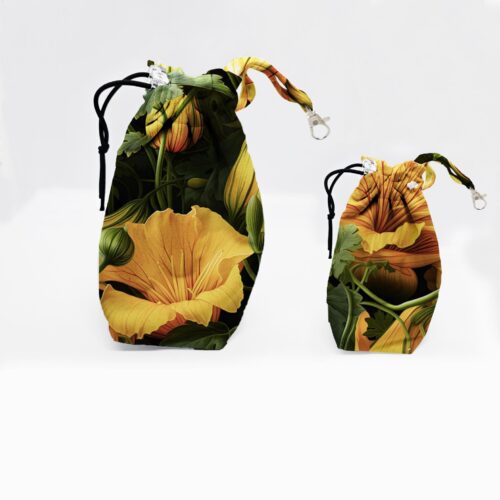 worki na smaczki kwiaty cukini