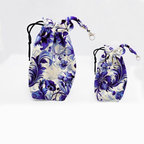 worki na smaczki kwiaty fajans