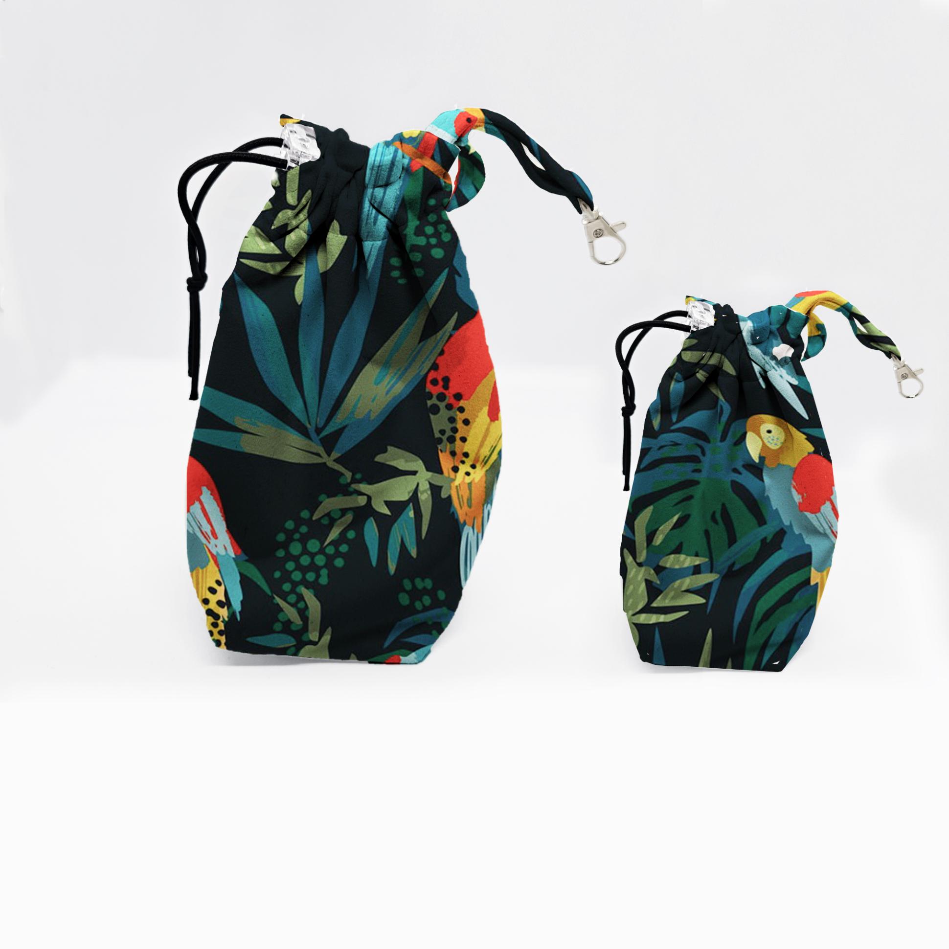 worki na smaczki papugi w dzungli