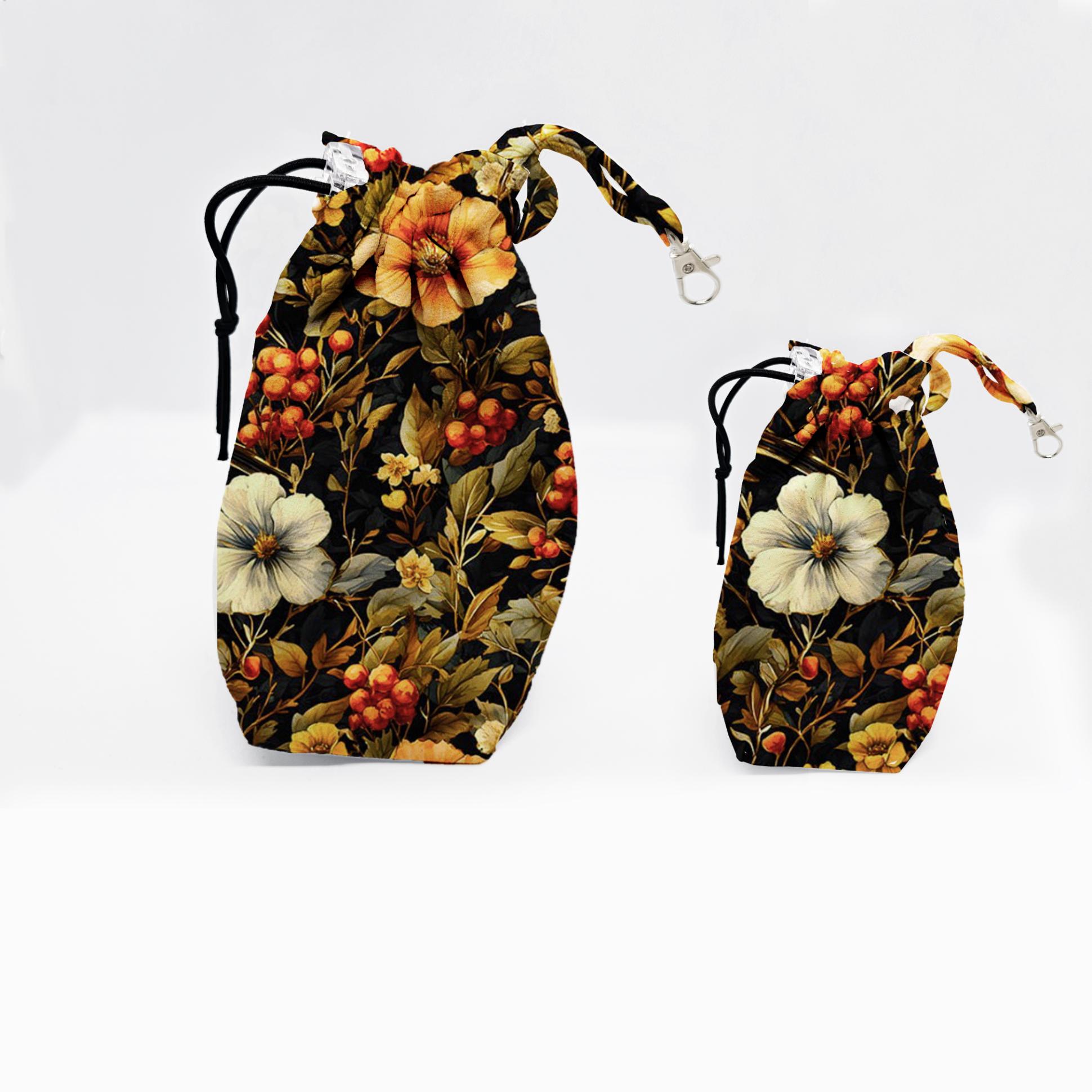 worki na smaczki ptaki w jesiennych kwiat