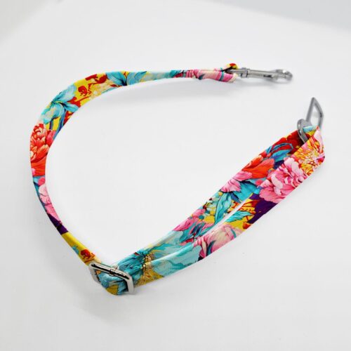 zapiecie pasa roz turkus piwonie